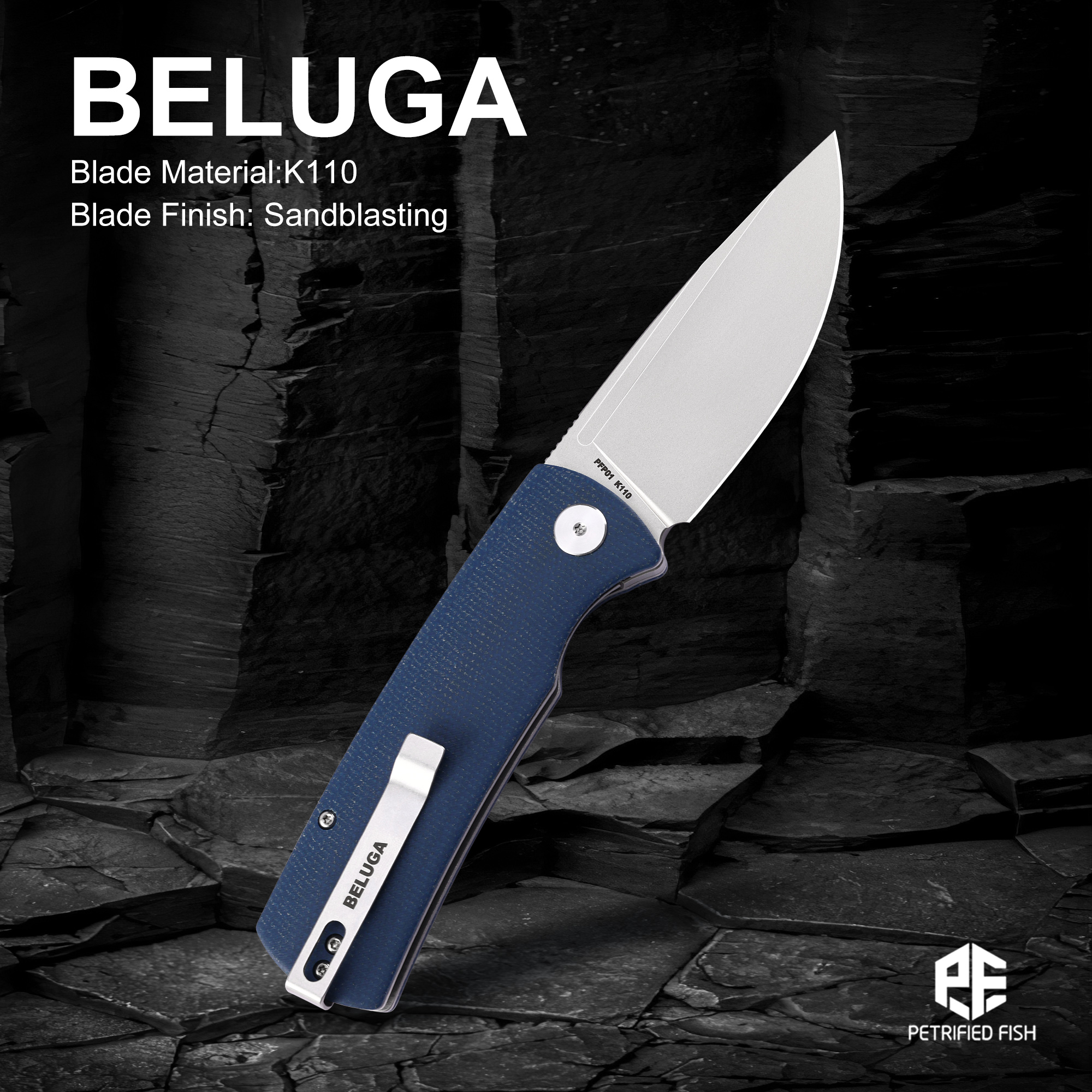 Petrified Fish Beluga PFP01 Qu – Bushcraft Knife Fixed Bewertung und Preis