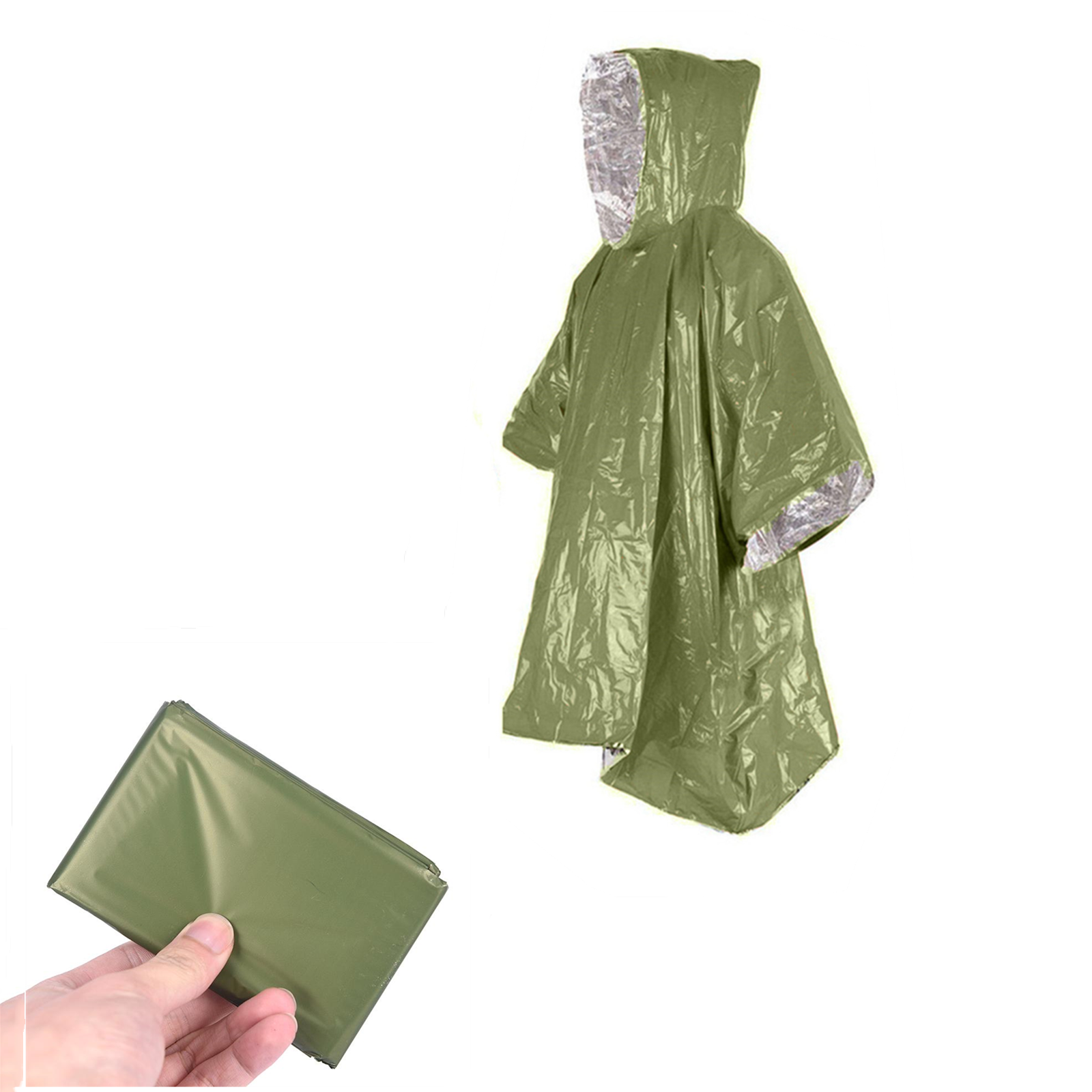 Emergency Disposable Aluminum  – Emergency Poncho Rain Bewertung und Preis