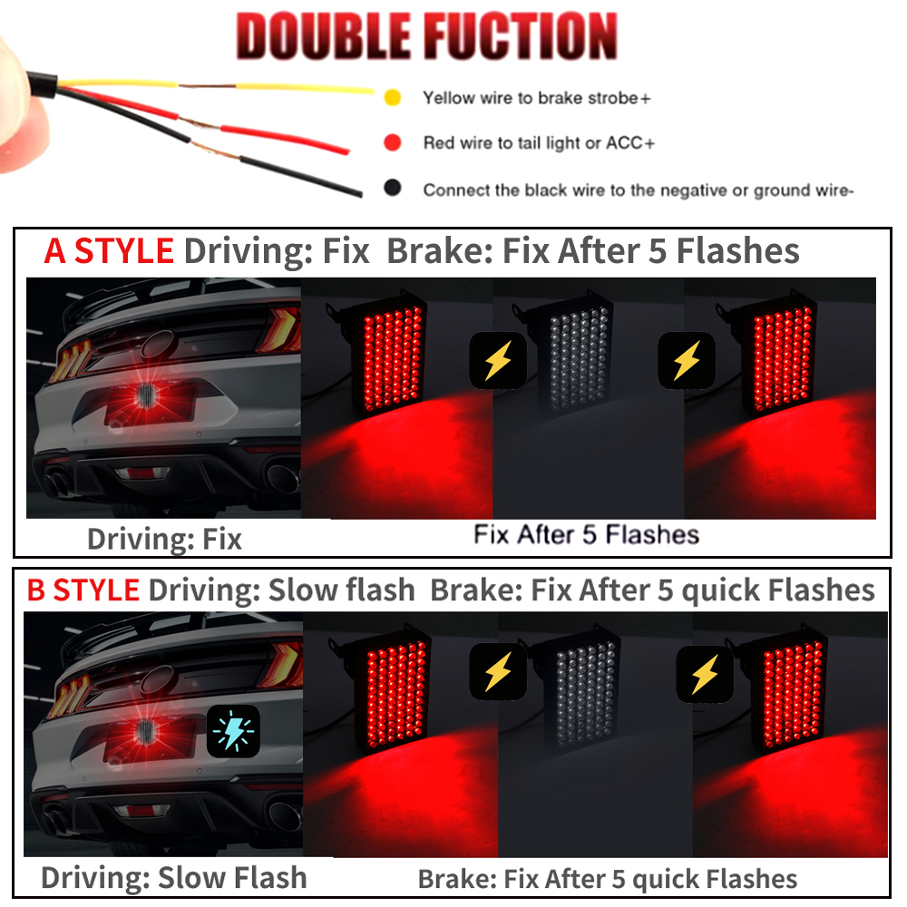 F1 Brake Light Rear Automotive – Sos Light Strobe Bewertung und Preis