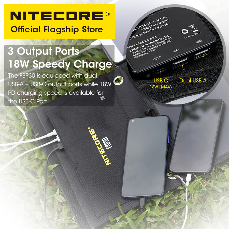 NITECORE FSP30 30W Portable So – Solar Emergency Charger Bewertung und Preis