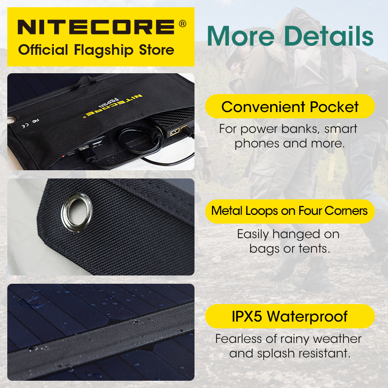 NITECORE FSP30 30W Portable So – Solar Emergency Charger Bewertung und Preis
