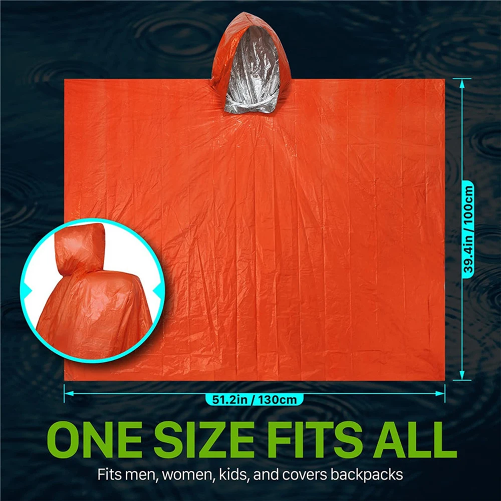 LIFE Emergency Survival Poncho – Survival Blanket Reflective Bewertung und Preis