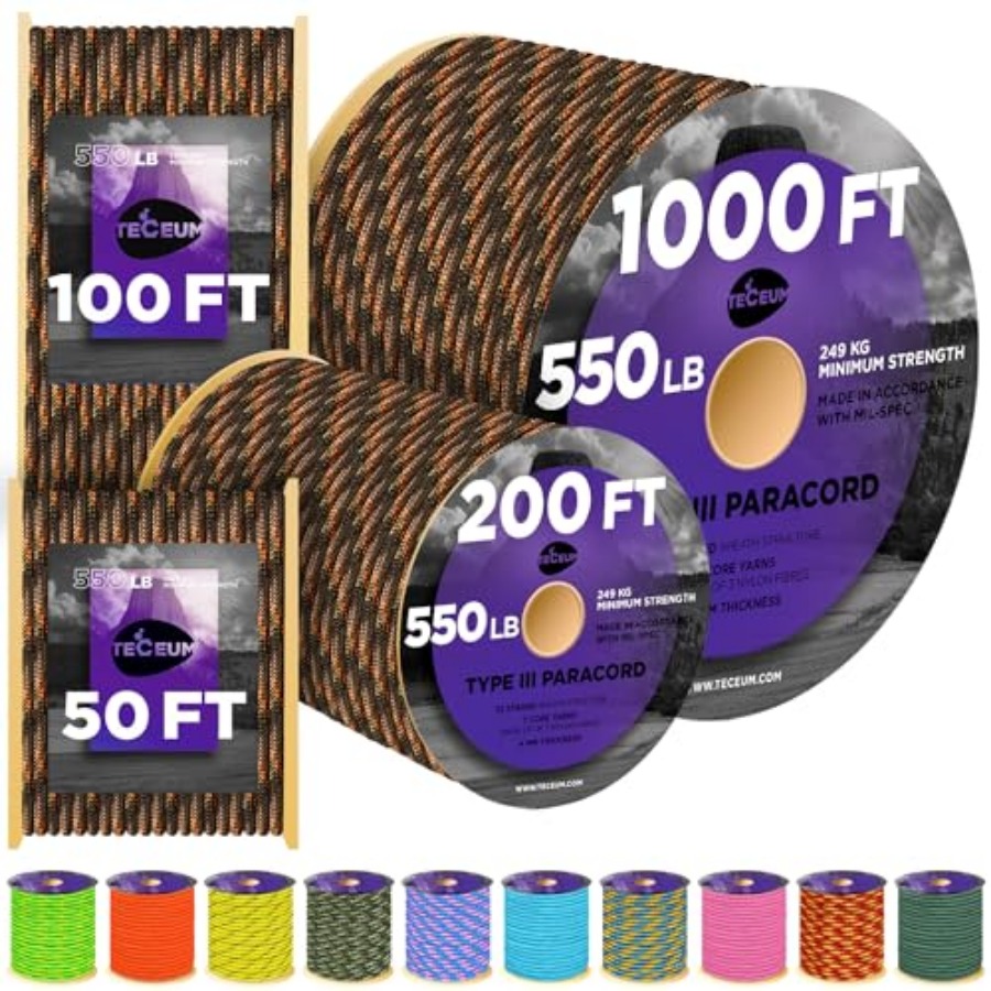 Reflective Paracord Rope 1000  – Para Cord 1000Ft Bewertung und Preis