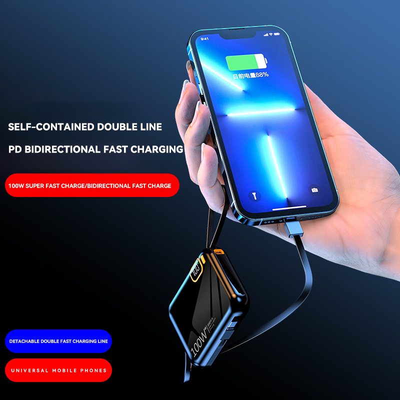 50000mAh Power Bank 100W Detac – Solar Emergency Charger Bewertung und Preis