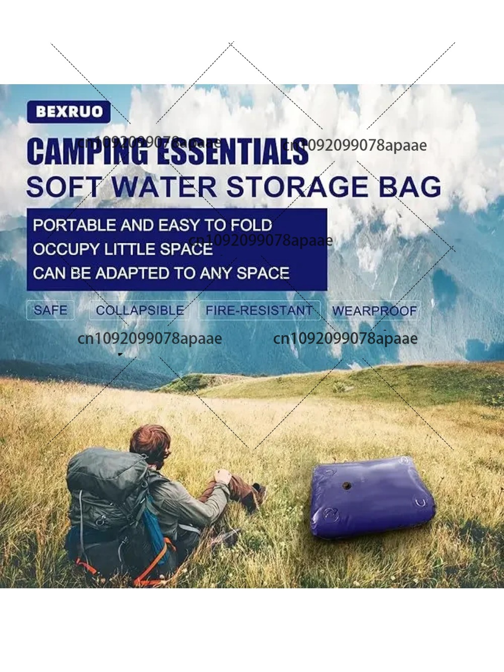 110L PVC Water Storage Bag, Po – Water Bag Collapsible Bewertung und Preis