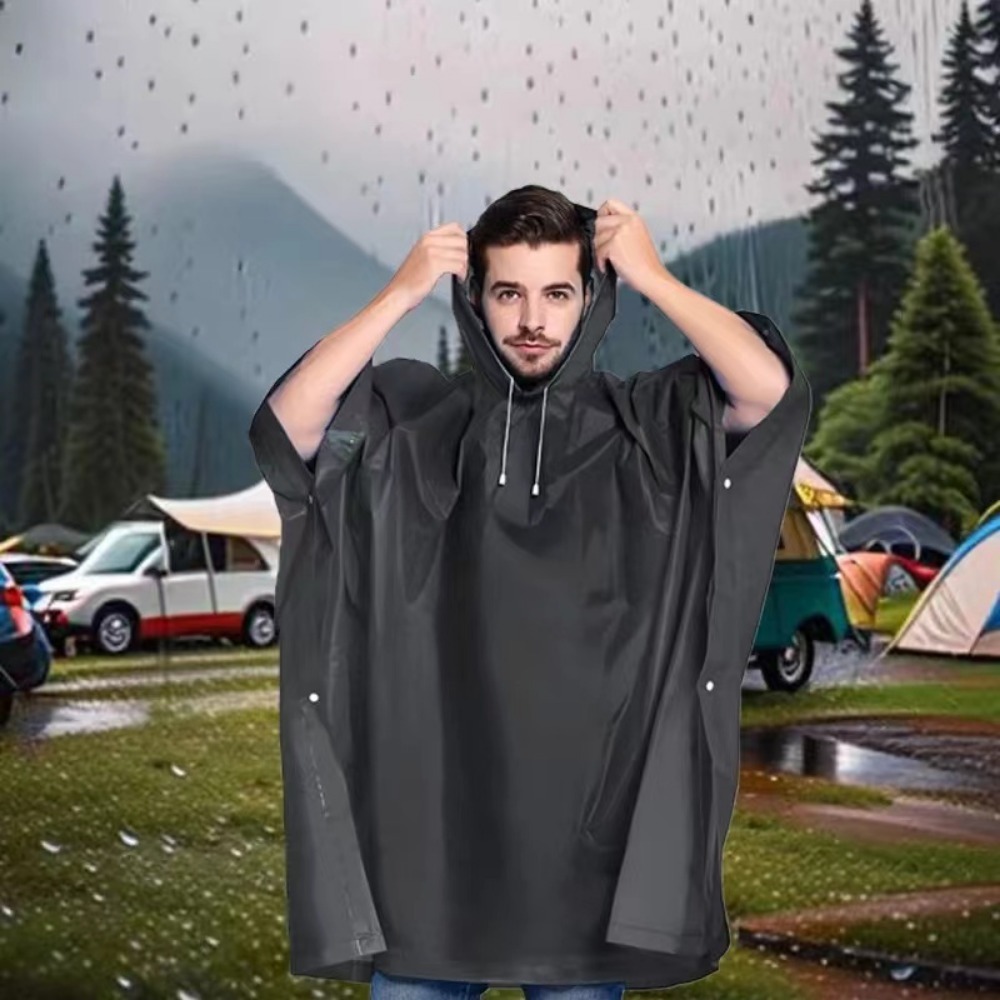 Black Fashion Adult Waterproof – Emergency Poncho Rain Bewertung und Preis