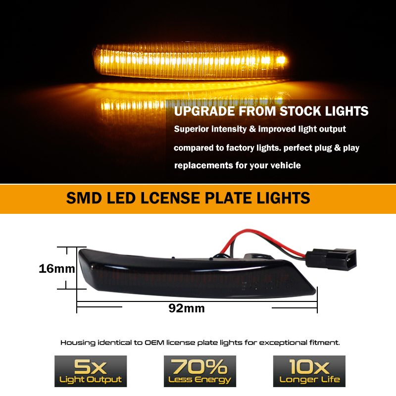 2x Dynamic Side Mirror Lamp Fo – Signal Panel Orange Bewertung und Preis
